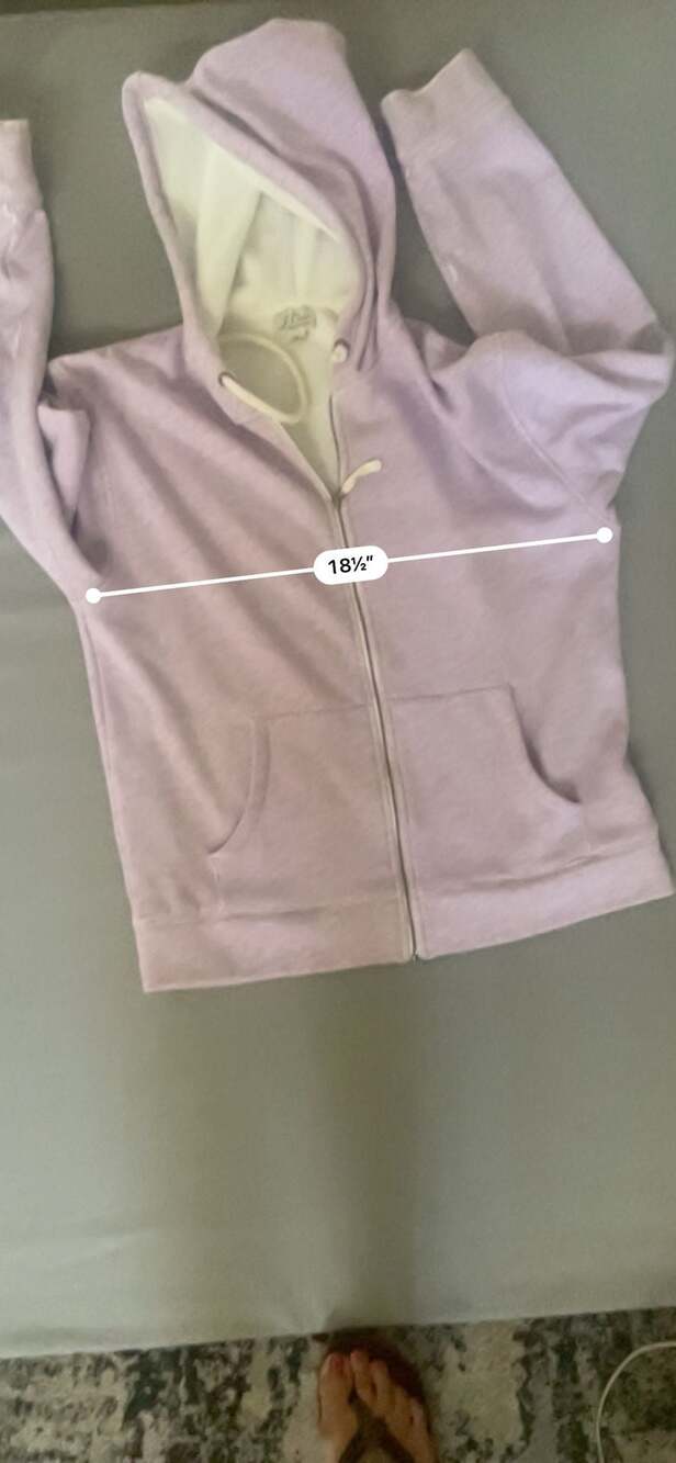 J.Crew Women's Vintage Fleece Zip-Up Hoodie - Picture 3 of 7
